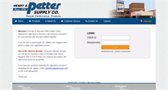 Desktop Screenshot of pettersupply.com